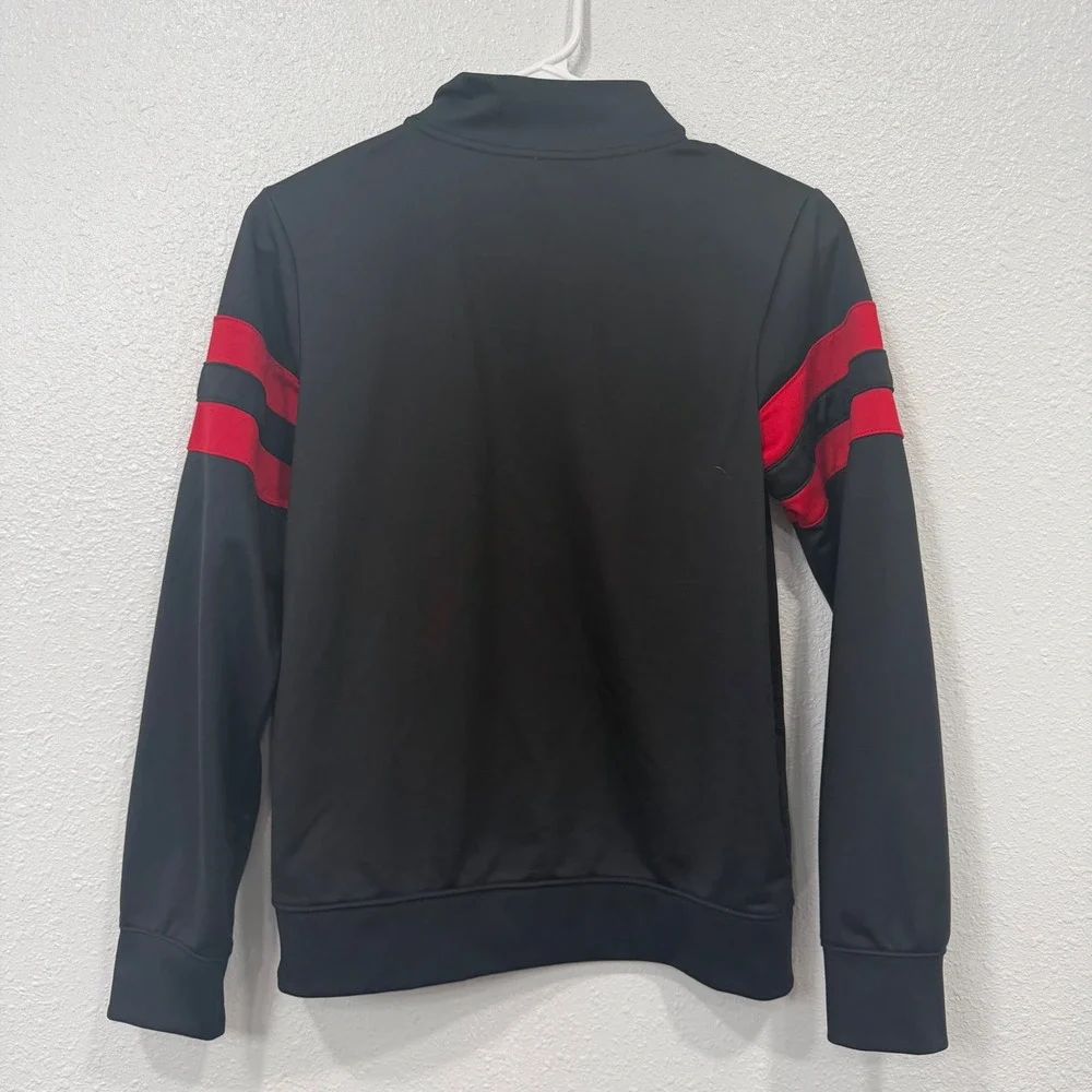 Jordan Boys Black Red Jumpman Full Zip Track Jacket Mock‎ Neck Large 12-13Y